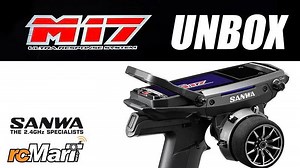 New Arrival! The Limited-Edition Transmitter – Sanwa M17 Sanwa M17 FH5 4-Channel 2.4GHz Radio System Limited Edition w/ RX-491 Receiver 2 pcs Red #101A32481A: https://bit.ly/36I8d2B Blue #101A32482A: https://bit.ly/2PUSfLB The M17 is the next flagship transmitter for Sanwa and boasts a color display, touch pad, an included 1S LiPo battery and FH5 Technology, all with an updated lightweight and compact design. Quick Feature -20% faster than the M12S -1S LiPo included -"FH5" Technology -Weighs 21%