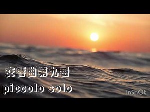 交響曲第九番♩piccolo solo