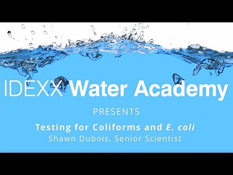 Testing for Coliforms and E coli Webinar Recording