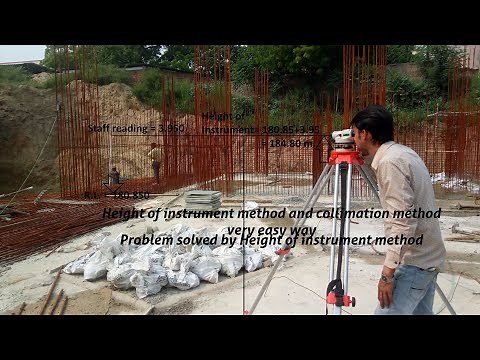 HEIGHT OF INSTRUMENT AND COLLIMATION METHOD | H.I. PROBLEM NUMERICAL