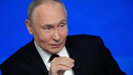 Vladimir Putin hails recent gains in Ukraine at annual press marathon