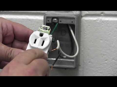 Electricity - connecting a power outlet