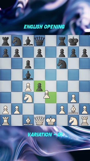 Chess english opening variation-01 #chess #shorts