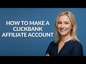 HOW TO MAKE A CLICKBANK AFFILIATE ACCOUNT - Julia'sTutorials