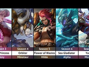 All Seasonal Skin Rewards From S1 - S34 | Mobile Legends Full Collection Revealed