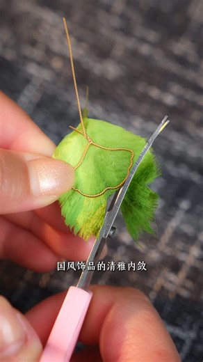 Handmade Spring Leaf Earrings 🌿 Chinese Silk Art Trending Jewelry #jewelrymaking #jewelrycraft
