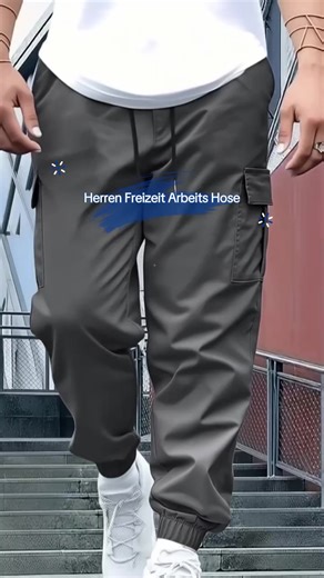Herren Mode Lockere Arbeitshose, Große Taschen Lässige Alle Jahreszeiten Lange Hose, Kordelzug Bund H-Typ Cargo Hose für Dating & Sport #streetwear #tracksuit #menoutfit #hmoutfits #wintermust #manfashion #menshoes #zaraoutfitoftheday #ramadanoutfits #gentlemenswear
