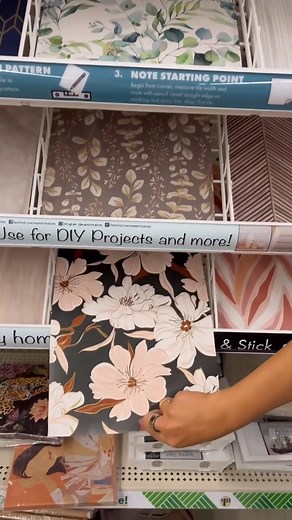 377K views · 1.9K reactions | New Peel and Stick Wallpaper at Dollar Tree! | Liz Fenwick DIY | Facebook