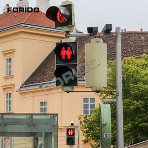 [Hot Item] Green Command Forido Wooden Box Package LED Light Vehicular Traffic Signal