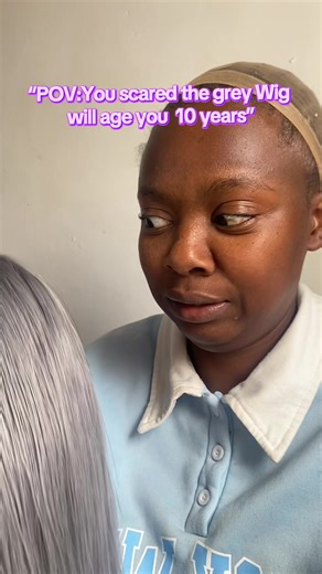 Chic Grey Wig Transformation for Wigs Influencer SA