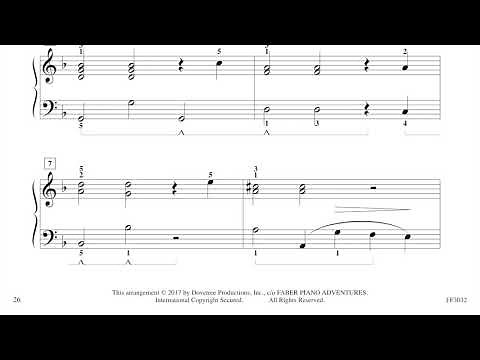 Sarabande (Keyboard Suite in D Minor) - Handel (page 26, Adult Piano Adventures Classics Book 2)