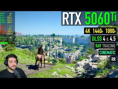 RTX 5060 Ti - Crimson Desert - Gameplay Benchmarks / 1080p, 1440p, 4K, DLSS