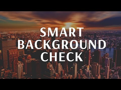 Smart Background Check