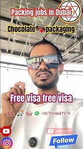 Chocolate 🍫 packaging for Dubai job #jpinternational #chocolate #freevisajobs