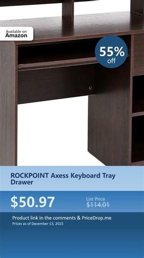 ROCKPOINT Axess Keyboard Tray Drawer