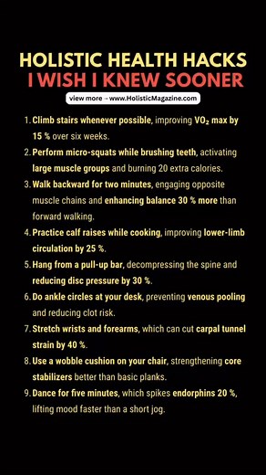 65K views · 1.2K reactions | Holistic Health Hacks You Should Know #wellness #holistic #holistichealth #holisticmagazine #WellnessJourney #fblifestyle | Holistic Magazine | Facebook