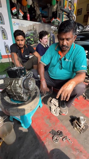Shankar bike garage on Instagram: "Best engine oil vs local Engine oil @gscaltexindia #viralreels #reels #gscaltex #engineoil #video"