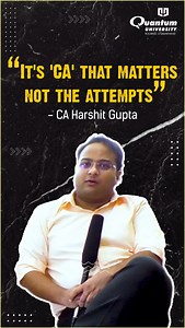 11 reactions | CA Harshit Gupta shares his inspiring thoughts on the...