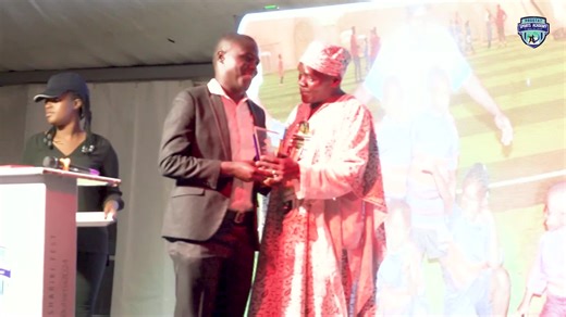 Prostat Sports Academy Best coach of the year 2024. Coach Isaac Musisi
