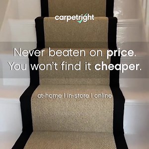 You won't find it cheaper... if you do we'll beat the competing price 🙌 Book an at-home, online or in-store appointment to start your flooring transformation! T&C's apply | Carpetright
