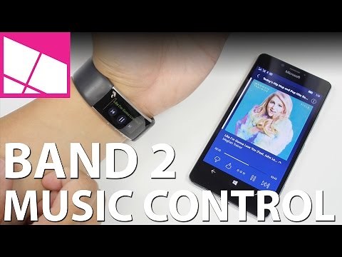 How to use Music Control on Microsoft Band 2