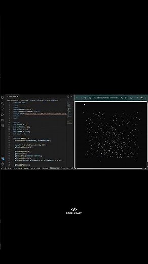🔤A Letter Colorful Particle Animation | Series: A–Z Particle