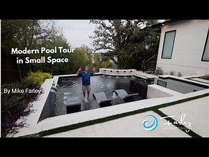 Modern Pool Tour in Small Backyard by Mike Farley