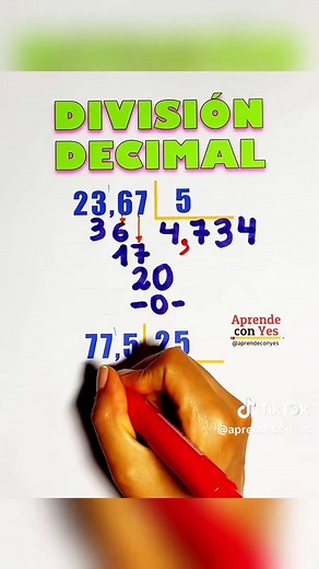 División de decimales: Guía completa y ejercicios prácticos