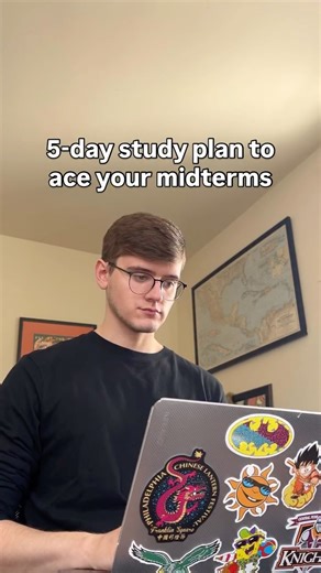 Clayton Benyou on Instagram: "⬇️Read caption! This proven midterm study plan takes overwhelming course material and turns it into manageable parts by dividing content into four logical chunks based on chapters, topics, or lecture series. Begin by mapping your syllabus and creating these chunks — for example, Chapters 1-2 as Chunk A, Chapter 3 as Chunk B, and so on. The plan uses a dual-phase approach: Preparation✍️ (creating study materials like concept maps and practice questions) followed by s