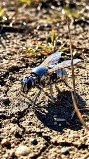 Mini Robot Insect Camera – Amazing Tiny Tech Video 🤖🐜#robot #minitech #aiVideo