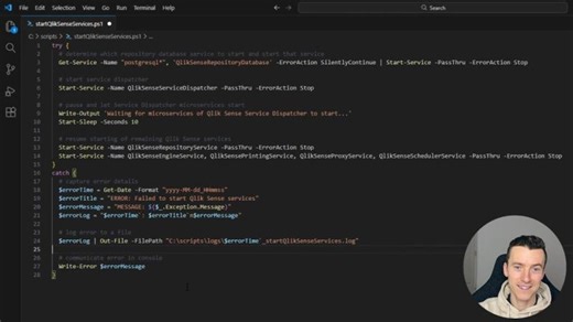 Automate Qlik Sense Services with PowerShell Script | howdash posted on the topic | LinkedIn