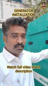 Generator installation | DG installation | #generator #crane #cranework #dg