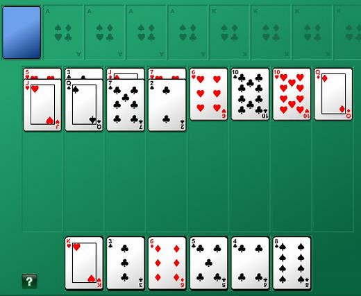 Algerian patience gratuit en plein écran - jeu en ligne et flash