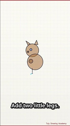 How to Draw a Squirrel | Easy Step by Step | Tuly Drawing Academy #shorts