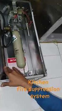 How to operate kitchen fire suppression system.