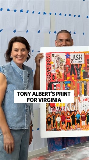We're paying this print some attention. Creative Types with Virginia Trioli — Stream now on ABC iview: ab.co/CreativeTypes | ABC Arts