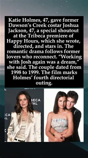 Katie Holmes Thanks Joshua Jackson at Happy Hours Premiere “You Created the Ideal Creative...