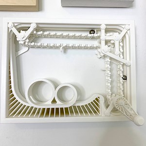 Wall Mounted Marble Coaster STL