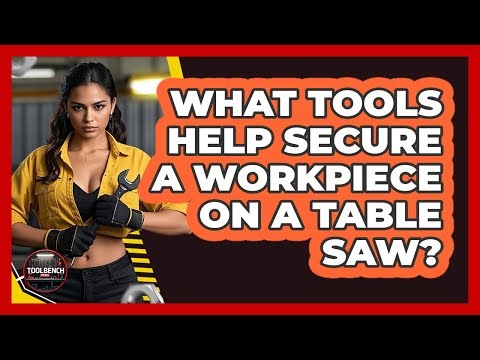 What Tools Help Secure A Workpiece On A Table Saw?