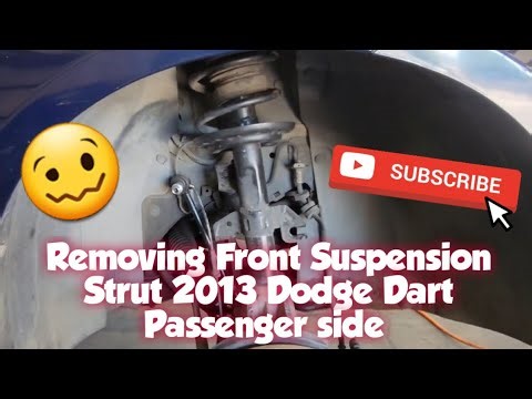 How to: Remove Passenger Front Strut/Coil Spring Assembly 2013 Dodge Dart