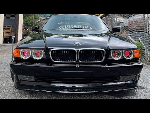 Custom Morimoto LED Projector Retrofit - E38 BMW 750