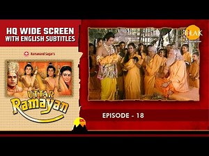 Uttar Ramayan EP 18 - शत्रुघन का मधुरा राज्य में जाना | HQ WIDE SCREEN | English Subtitles