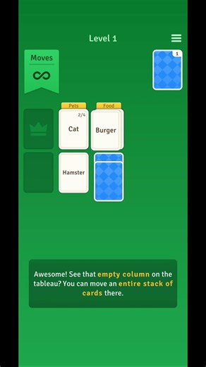 Solitaire Associations Journey Level 1
