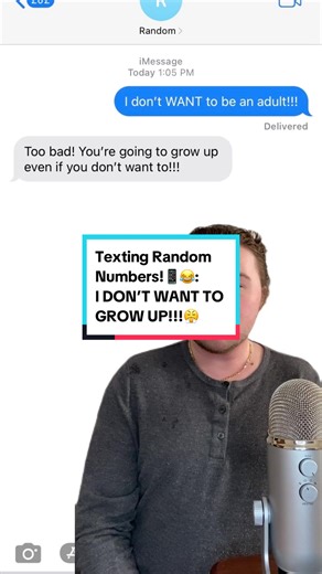 Texting Random Numbers: Adulting Woes 😂