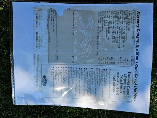 SOLD! 1967 Mercury Cougar XR-7 in Waconia, MN