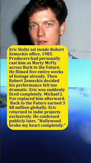 Eric Stoltz Played Marty McFly for 5 Weeks Before Michael Fox Replaced Him—His Hidden Loss Stunned