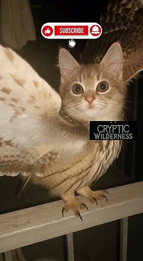 Owl Cat Hybrid — The Creature with a Cat’s Head and Bird’s Body!