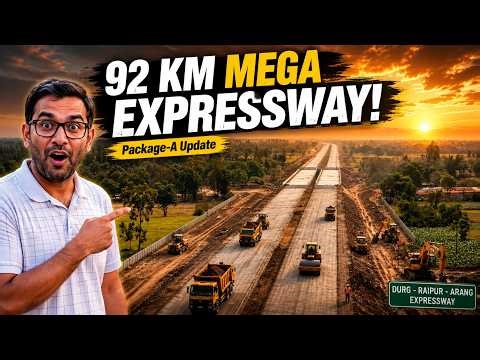 Durg–Raipur–Arang Expressway Update | Package-A Ground Report | Chhattisgarh’s Mega Highway Project