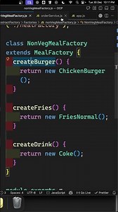 Abstract Factory Pattern Explained with Burger Example 🍔 | JavaScript