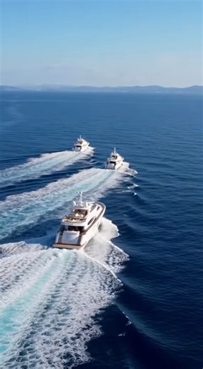 Three Luxury Yachts Cruising Together ⛵ #YachtConvoyRetry | The Yachts Life
